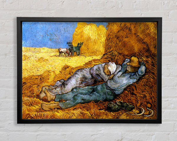 Van Gogh Hay Bail Framed Print