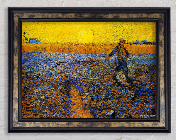 Van Gogh Sower Framed Print