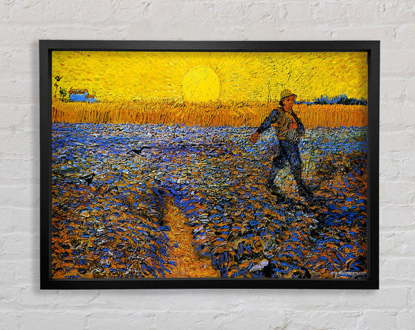 Van Gogh Sower Framed Print