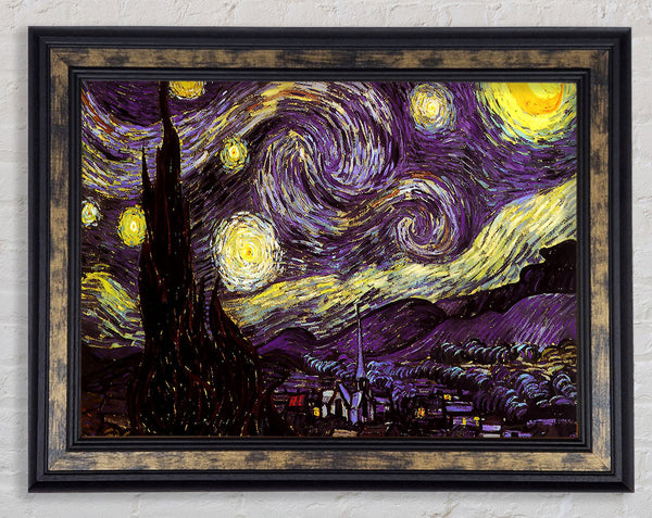 Vincent Van Gogh Starry Night Framed Print