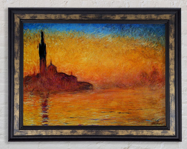 Vincent Van Gogh Twilight In Venice Framed Print