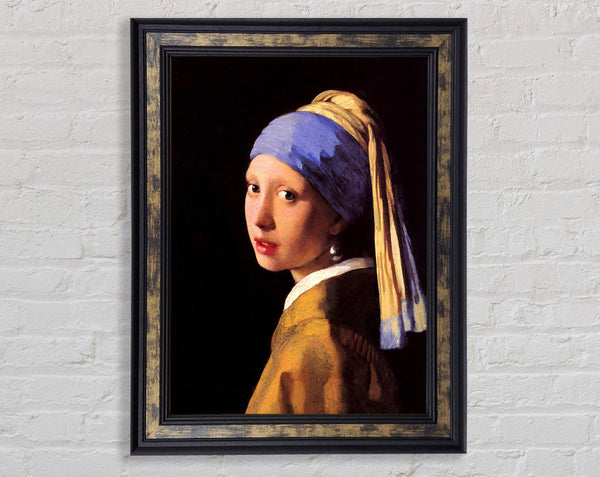 Vermeer The Girl With The Pearl Earring Framed Print