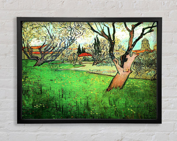 Vincent Van Gogh Ansicht von Arles mit blühendem Baum