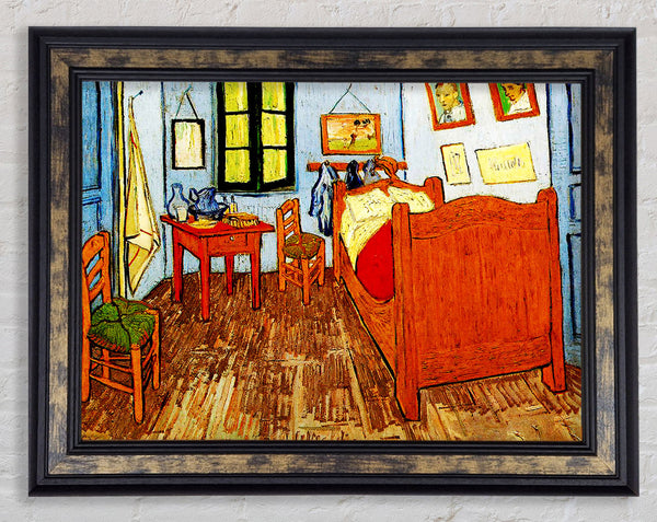 Vincent Van Gogh His Bedroom 4 Framed Print