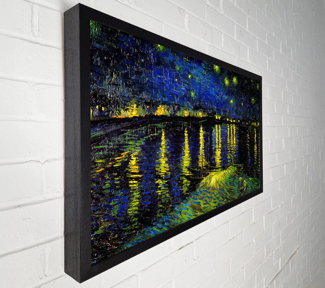  A Canvas Print of Vincent Van Gogh Starry Night Over Rhone 4 Canvas Wall Art