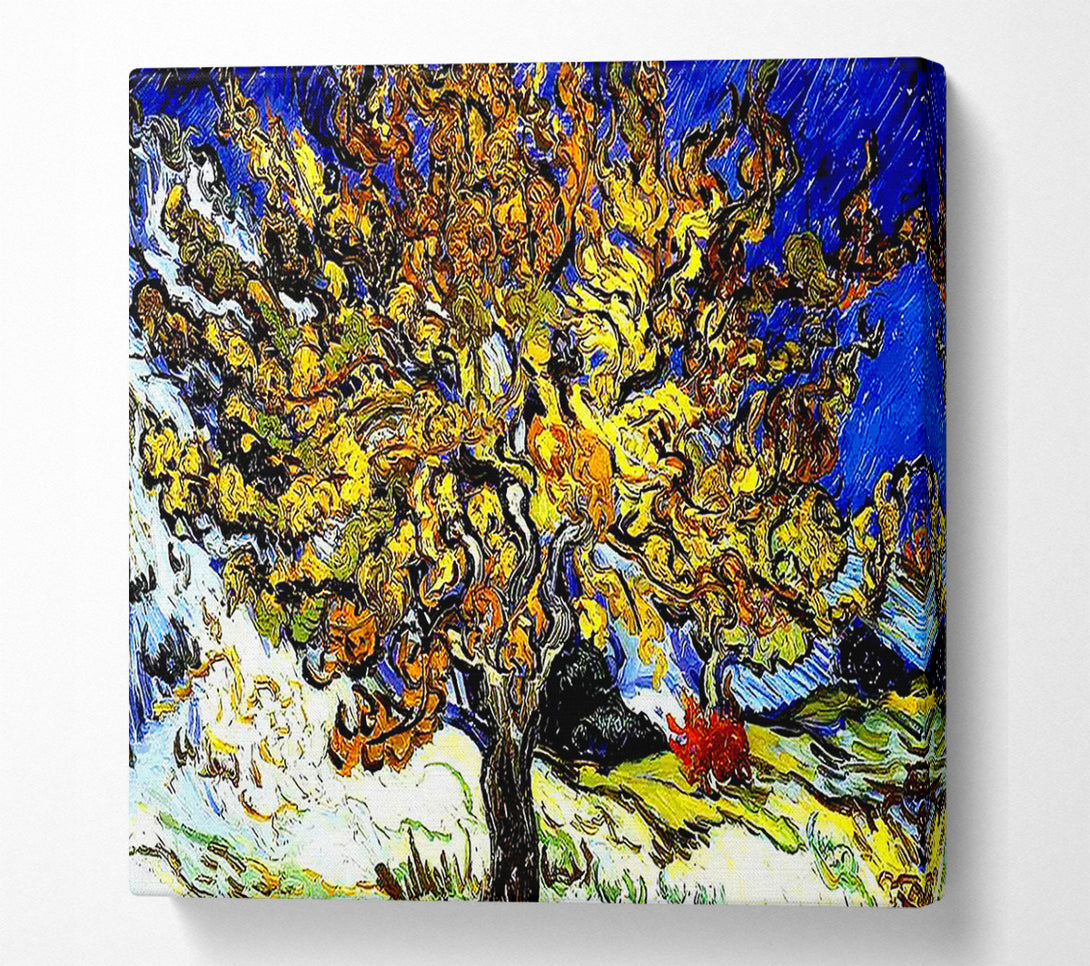  A Canvas Print of Vincent Van Gogh The Mulberry Tree Canvas Wall Art