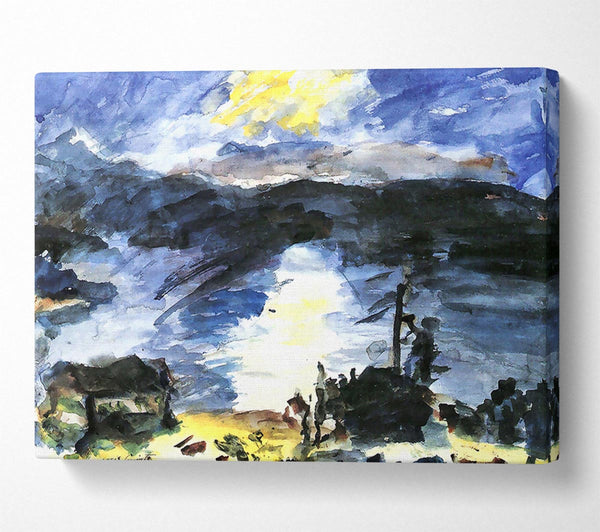  A Canvas Print of Lovis Corinth Walchensee 4 Canvas Print