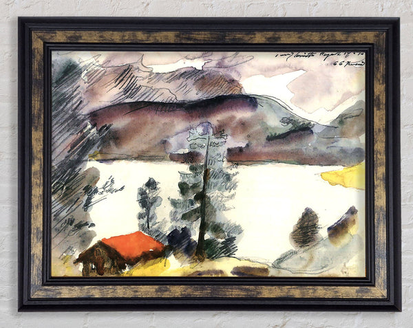 Lovis Corinth Walchensee 7 Framed Print