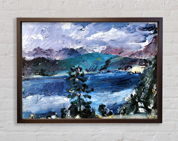 Lovis Corinth Walchensee With Larch Framed Print
