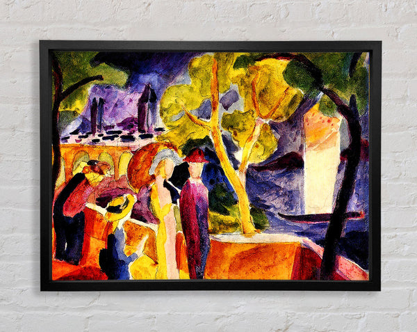 August Macke Walking At The Lake