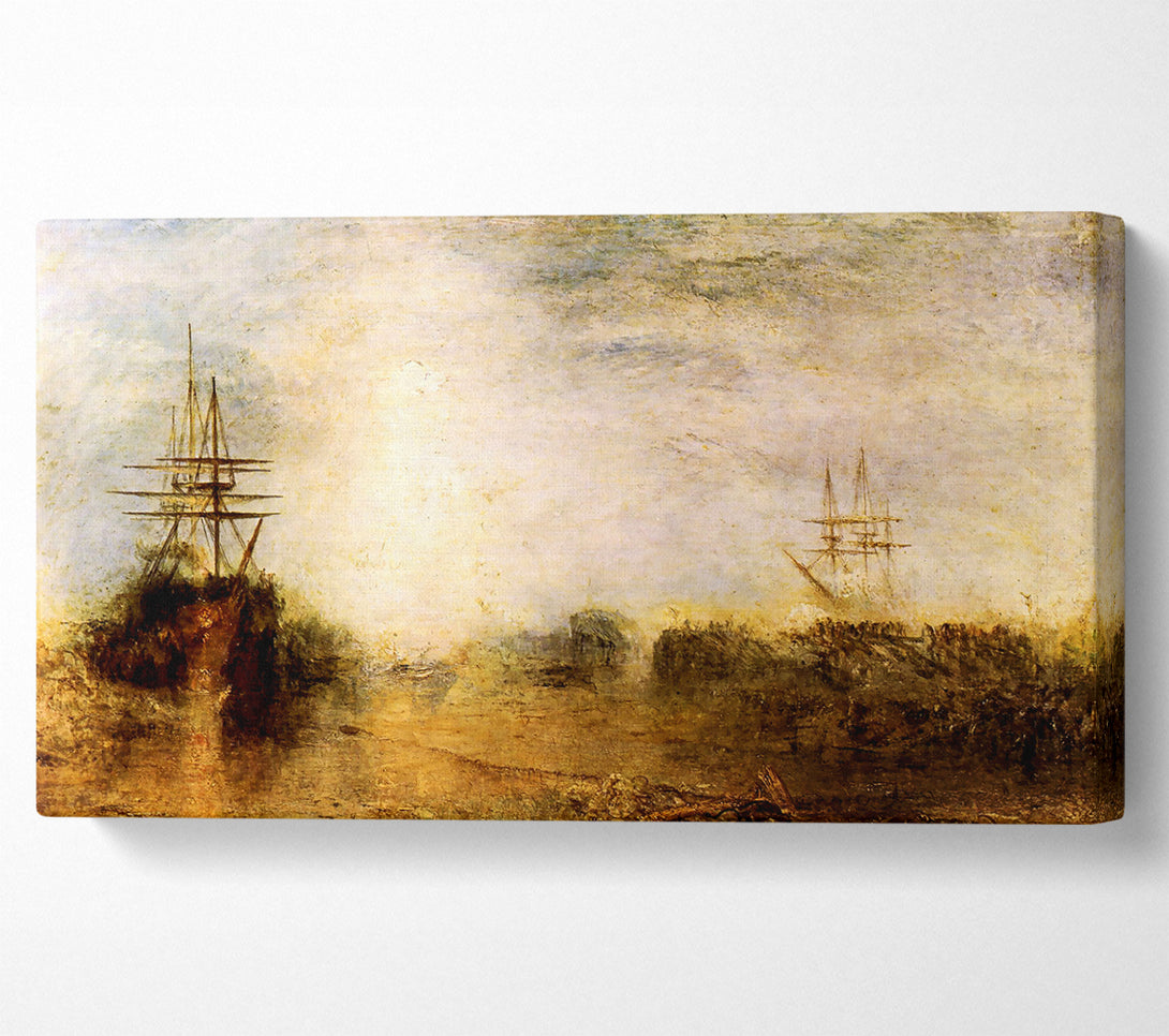  A Canvas Print of Joseph Mallord Turner Whalers Boiling Blubber Canvas Art