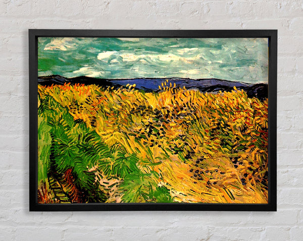 Van Gogh Wheat Field With Cornflowers Framed Print