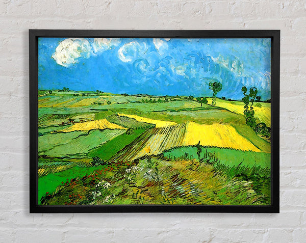 Van Gogh Wheat Fields At Auvers Under Clouded Sky Framed Print