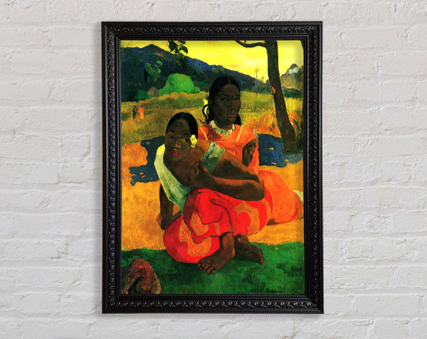 Gauguin When You Hear Framed Print
