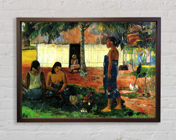 Gauguin Why Are You Angry Framed Print