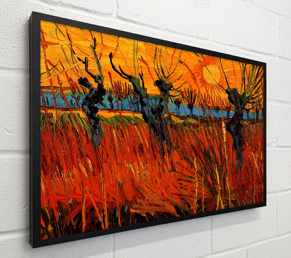 Van Gogh Willows At Sunset