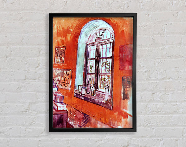 Van Gogh-Fenster von Vincents Atelier in der Anstalt