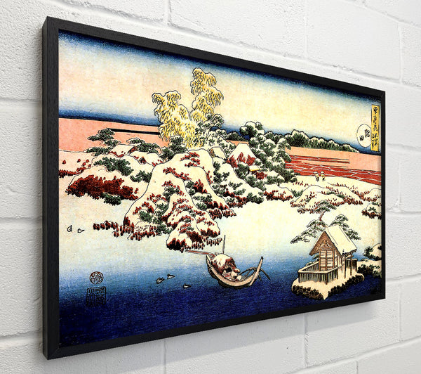 Hokusai Winter Landscape Of Suda