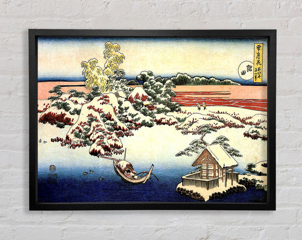Hokusai Winterlandschaft von Suda