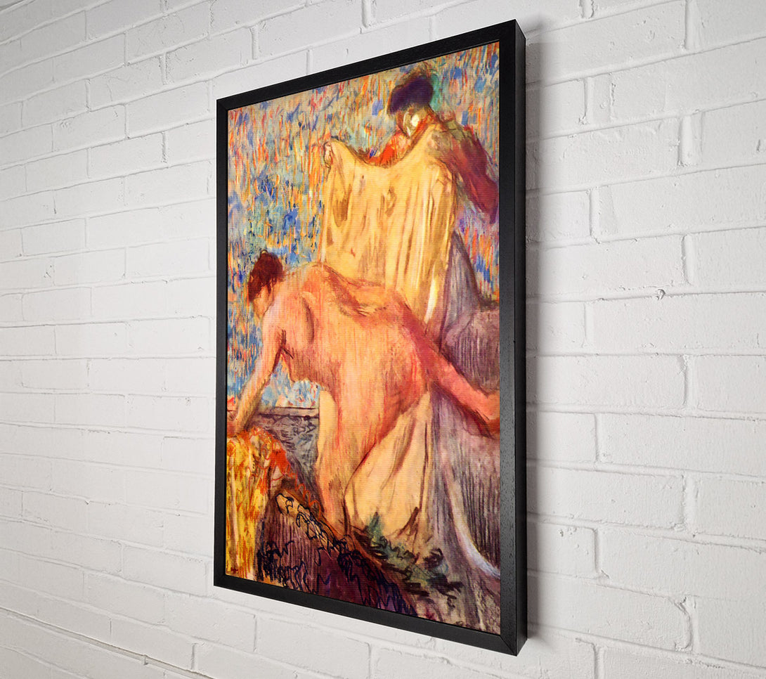  A Canvas Print of Degas Withdrawing From The Bathtub Canvas Wall Art