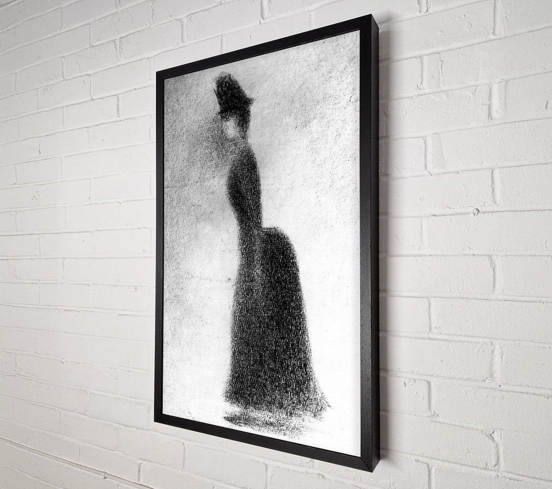  A Canvas Print of Seurat Woman Canvas Art