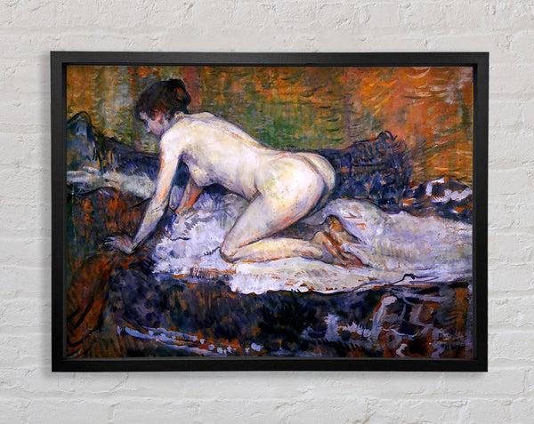Toulouse Lautrec Woman Naked Framed Print
