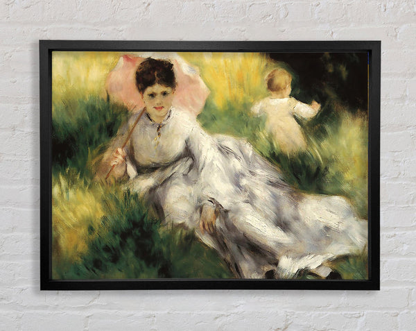 Renoir Frau mit Sonnenschirm