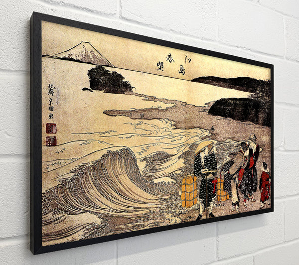 Hokusai Women On The Beach Of Enoshima