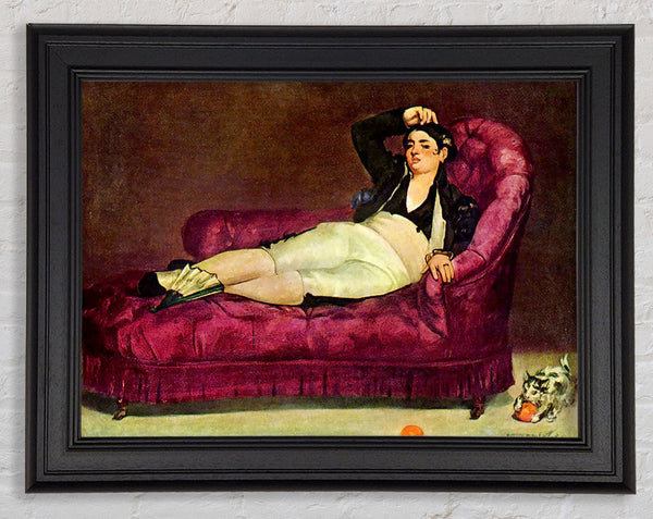 Manet Young Woman In Spanish Dress Framed Print