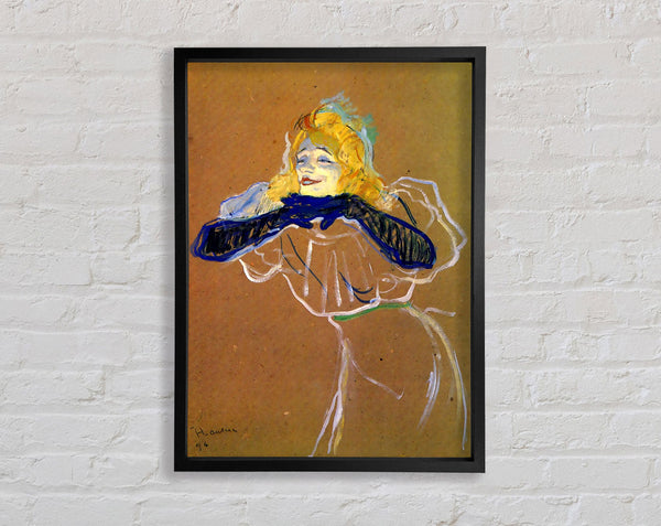 Toulouse Lautrec Yvette Guilbert singt