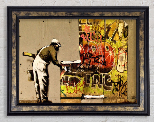 Wall Paper Framed Print