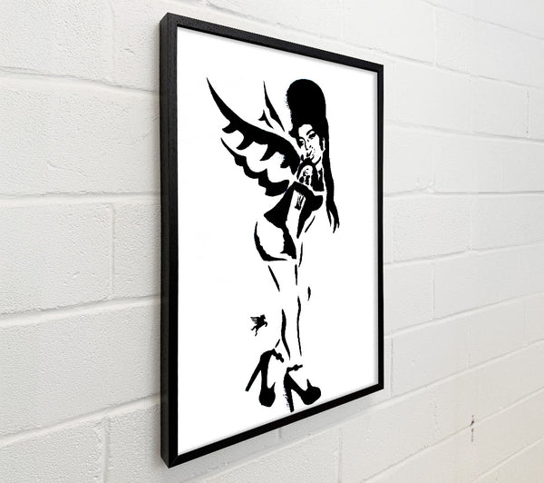 Banksy Amy Winehouse Wings
