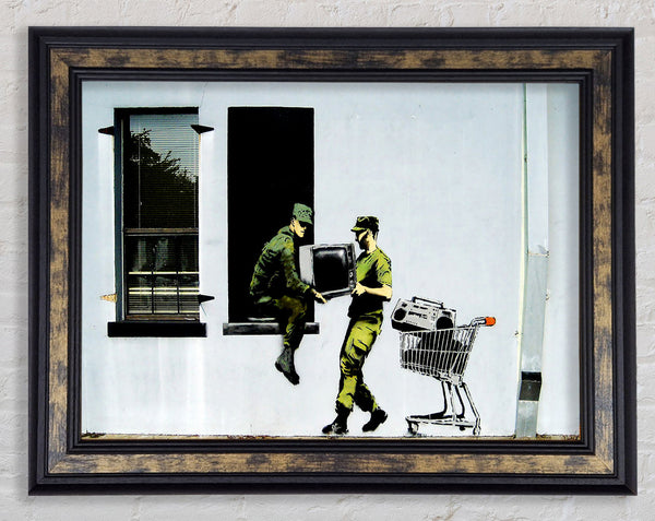 Army Heist Framed Print