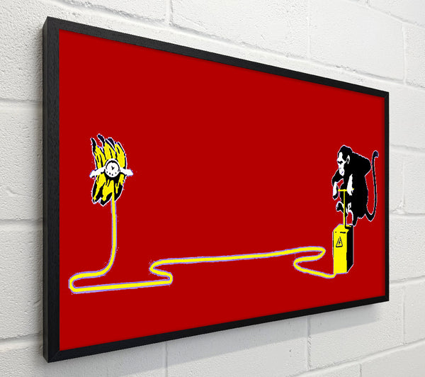 Banksy Banana Monkey Detonator Red