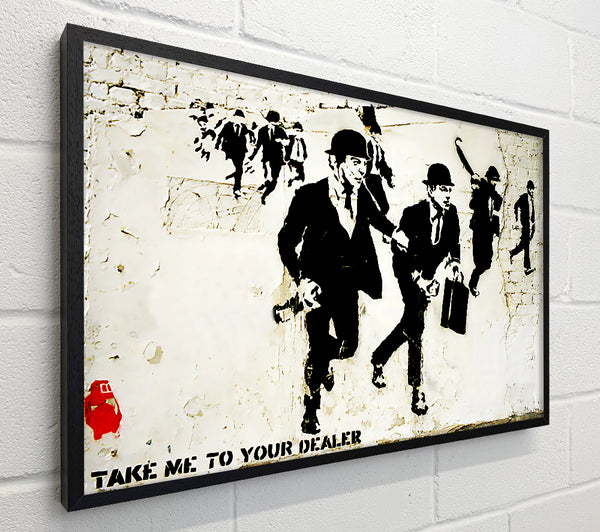 Banksy Bankers On The Run