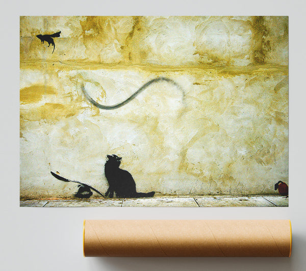 Banksy Bird Catcher Print