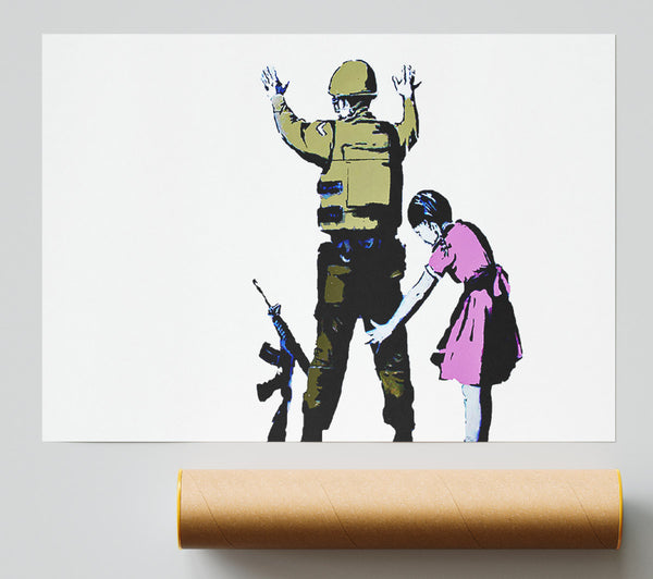 Banksy Child Frisking Soldier Giclee Print