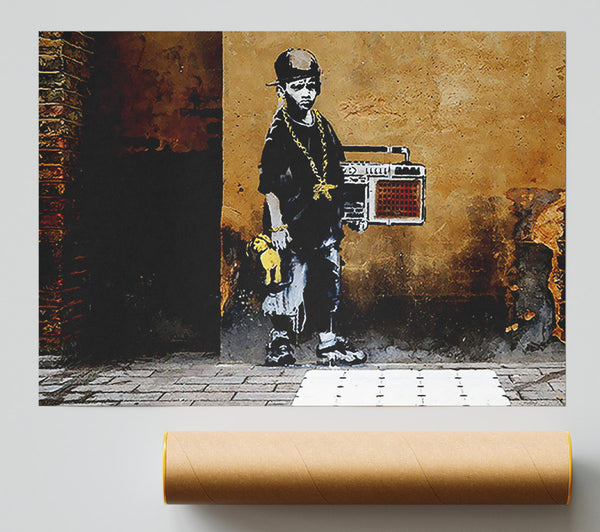 Banksy Childhood Neglect Giclee Print
