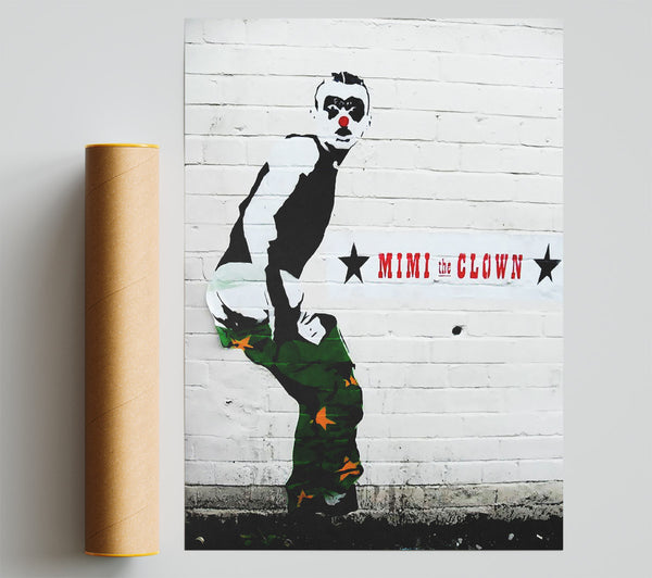 Banksy Clown Print