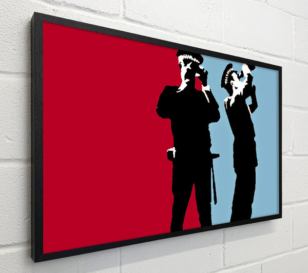Banksy Constabulary Blue Red