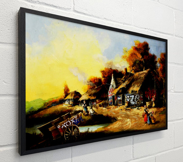Banksy Countryside Graffiti