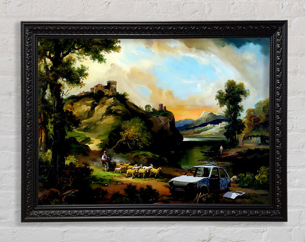 Banksy Countryside Junk Yard