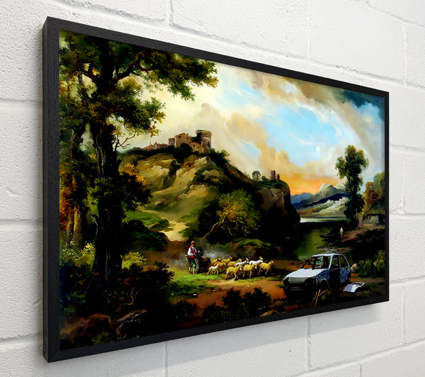 Banksy Countryside Junk Yard