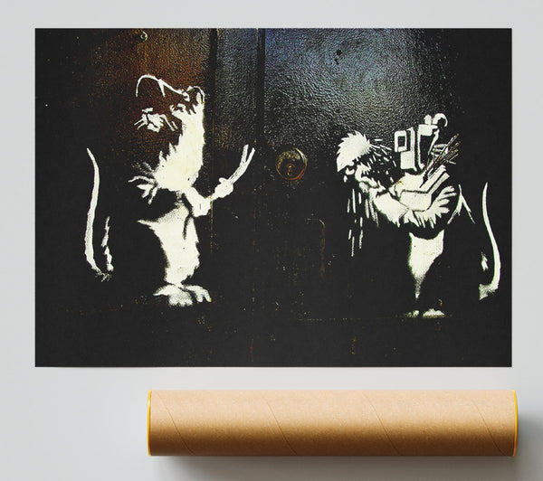 Banksy Crooked Rats Poster