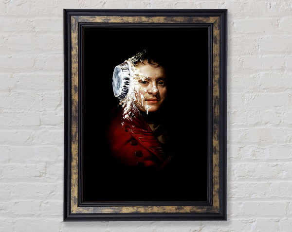 Custard Pie Framed Print