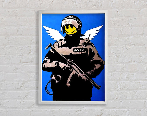 Banksy Flying Copper