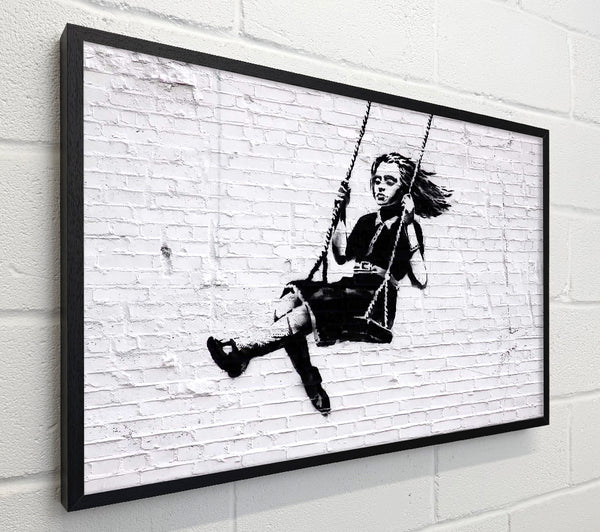 Banksy Girl On Swing