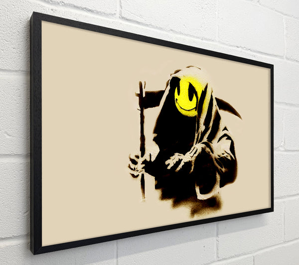Banksy Grim Reaper Beige