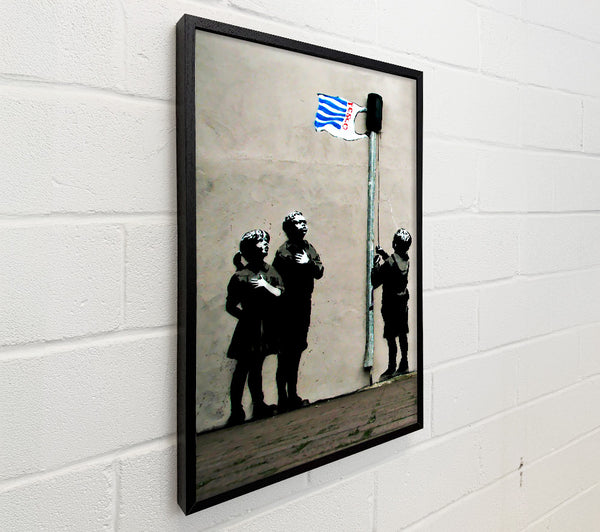 Banksy Homage To The Tesco Flag