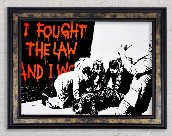I Fought The War And I... Framed Print